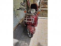 Two-wheeled motorcycle, Zhejiang Tianying, bordeaux-red metallic