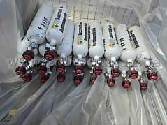 O2 air cylinders for medical oxygen steel 2.0 liters 200 bar