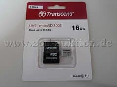 Transcend UHS-I microSD 300S, 16 GB