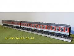 Fleischmann intermediate car 4432 for train set Class 614 in H0 scale