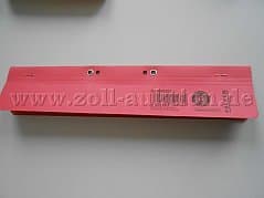 Carton falcon 1/4 eyelet stitcher red