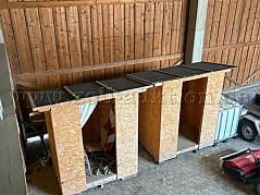 OSB Guardhouses with Transport Pallets