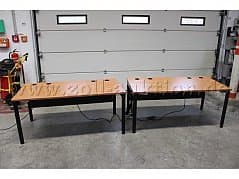 Electrically height-adjustable desks by VS