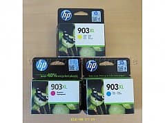 HP 903XL Ink cartridges T6M03AE BGX; T6m07AE bgX;T6M11AEBGX