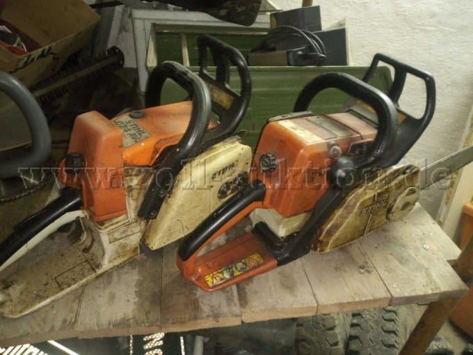 Kettensäge defekt Teileträger: STIHL 024 AV, DOLMAR PS-32, EINHELL BG-EC