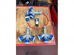 CEE Distribution Box (manufacturer PCE) and 1 transition piece CEE to Schuko