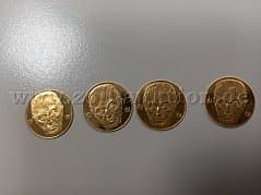 Gold medals with the portrait of Konrad Adenauer