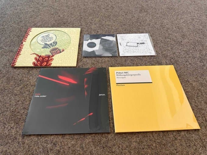 Longplay records / Singles - Rock, Hip-Hop (part of Picture-Disc Pressungen)
