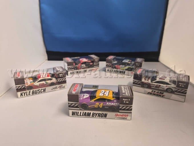 NASCAR model cars 1:64 scale, new in box