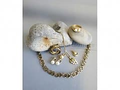 Parts Vintage Gold Jewelry, 17.32 g 333, 7.22 g 585 gold