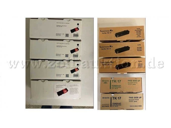 Toner cartridges for KYOCERA TK-17 SW (old, unopened still welded)